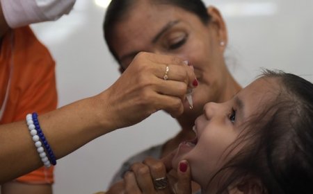 Vacinação contra a Poliomielite acontece até o dia 14 de junho