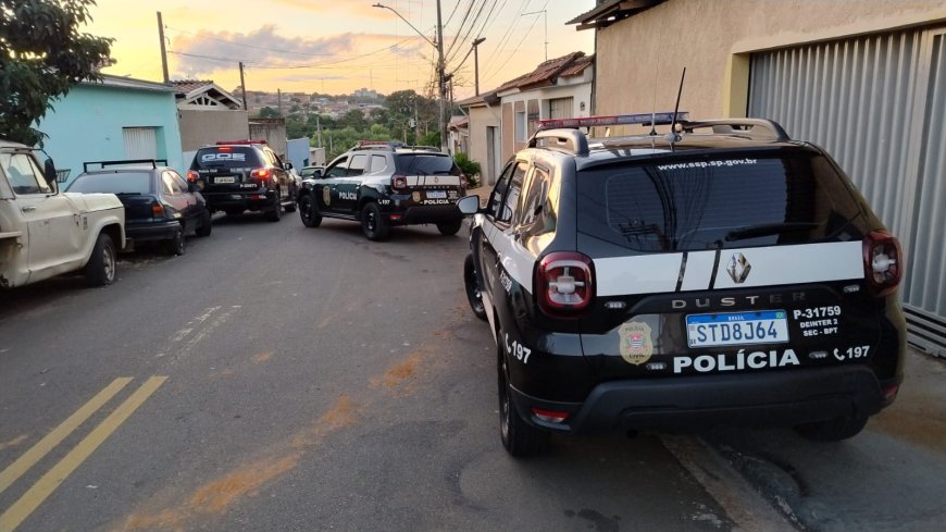 Polícia Civil de Serra Negra cumpre mandados de busca e apreensão e de prisão temporária em Paulínia-SP
