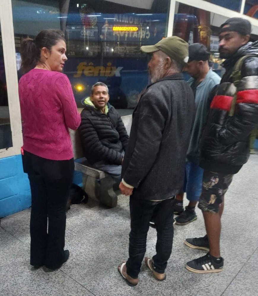 Discão se transforma em abrigo para pessoas em situação de rua durante os meses de inverno