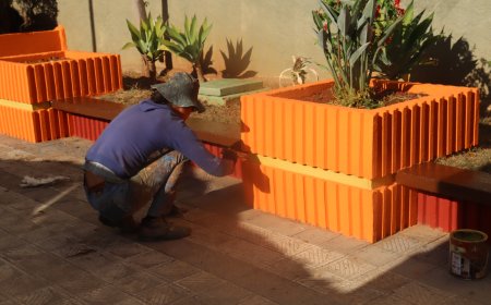Passarela Danilo Nascimento Santos ganha novo paisagismo