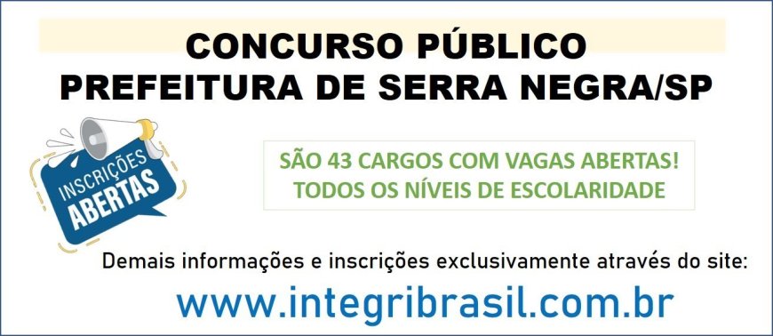 Concurso Público de Provas e Títulos - Edital Nº 01/2025