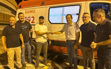 Serra Negra é contemplada com ambulância de suporte básico