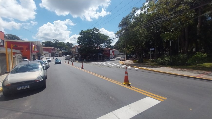 Vias centrais do município passaram por alterações nos últimos dias