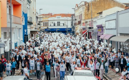 Movimento pela Paz realiza caminhada e ações comunitárias em Amparo
