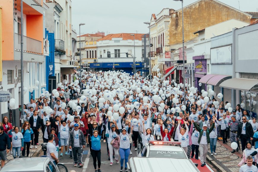 Movimento pela Paz realiza caminhada e ações comunitárias em Amparo