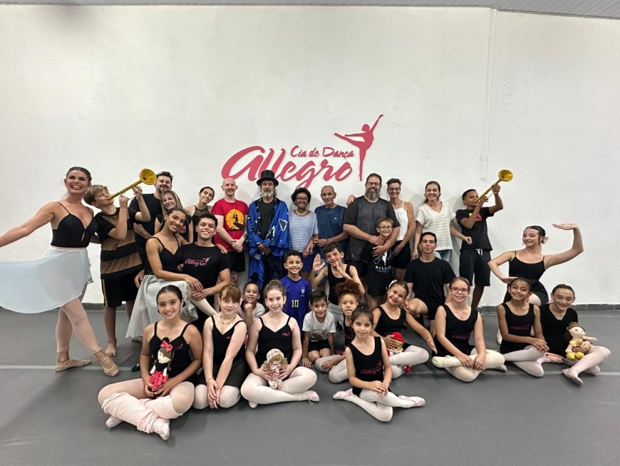 Cia de Dança Allegro apresenta “O Quebra-Nozes” - Espetáculo une magia natalina e solidariedade