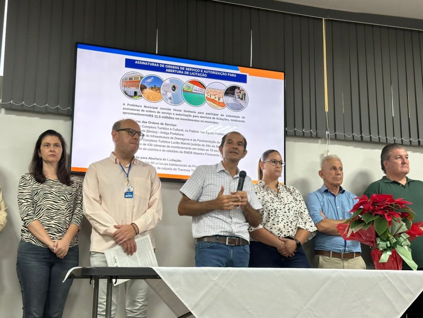 Prefeito de Serra Negra anuncia investimentos de cerca de R$ 11,5 milhões em diversas áreas