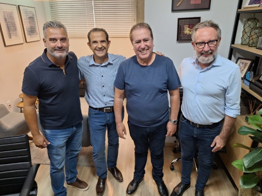 Prefeito Elmir Chedid se reúne com deputado Jonas Donizette em busca de novos investimentos para Serra Negra