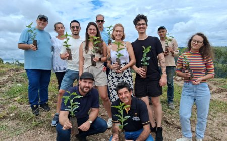 Café Nonno Marchi realiza experiência imersiva do café com plantio de mudas