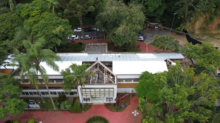 Palácio das Águas passa por reformas estruturais para abrigar complexo de turismo e cultura