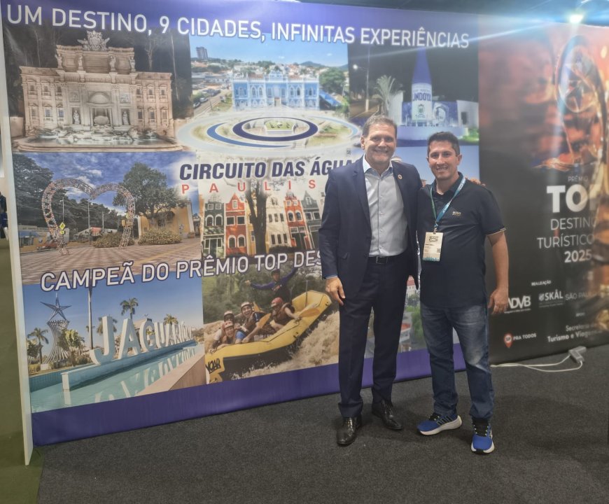 Circuito das Águas Paulista participa do Expo Turismo 2026