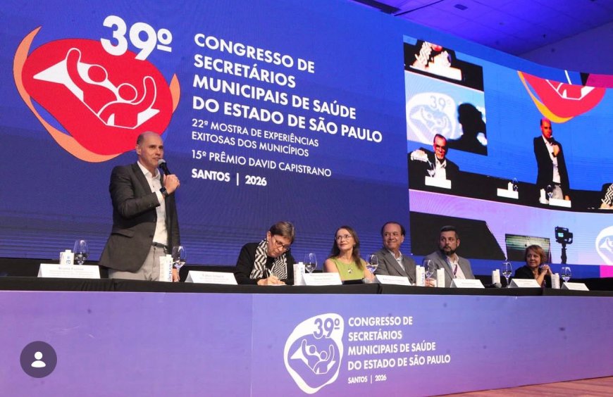 Serra Negra participa de congresso estadual de secretários municipais de Saúde