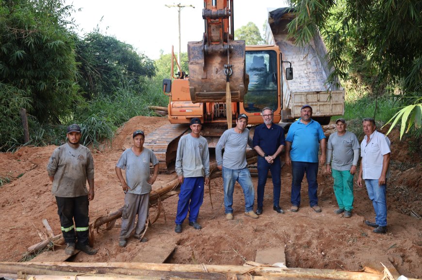 Ponte da Estrada Municipal Amélia de Oliveira Lopes será reconstruída