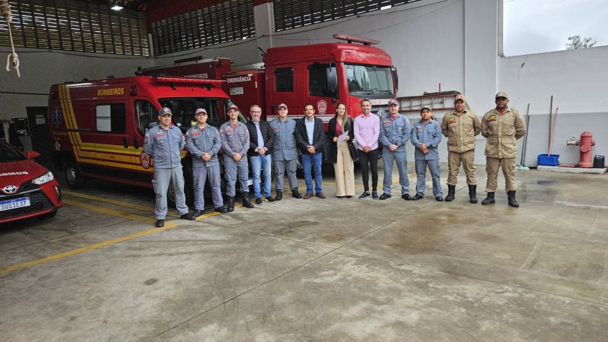 Corpo de Bombeiros de Serra Negra recebe nova viatura