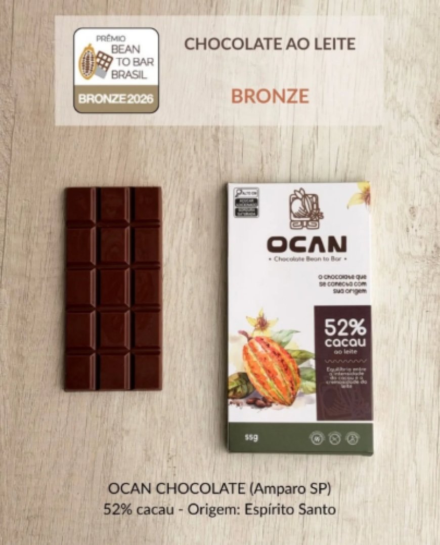 Chocolate produzido em Amparo conquista medalha nacional em premiação Bean to Bar