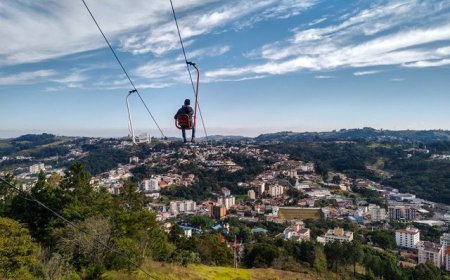 Teleférico de Serra Negra tem paralisação temporária para substituição do cabo de tração
