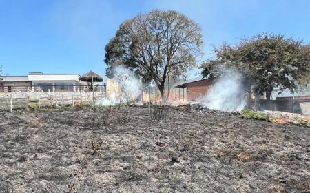 Incêndio provocado por queima irregular atinge área de 10 mil metros quadrados em Socorro